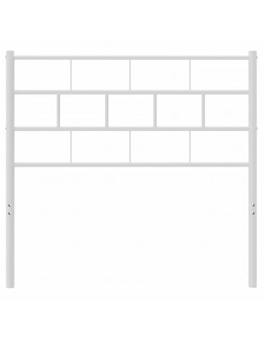 Testiera in Metallo Bianco 75 cm