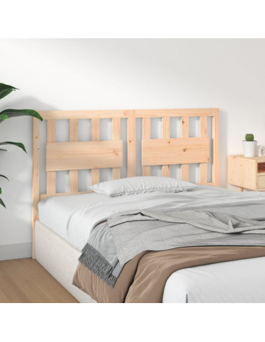 Testiera per Letto 140,5x4x100 cm in Legno Massello di Pino