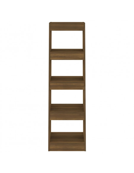 Libreria/Divisorio Rovere Marrone 40x30x135 cm