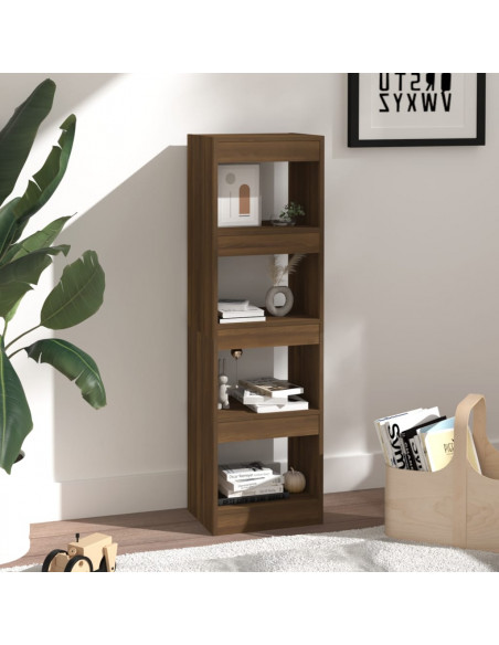Libreria/Divisorio Rovere Marrone 40x30x135 cm