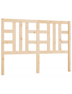 Testiera Letto 166x4x100 cm in Legno Massello di Pino 2