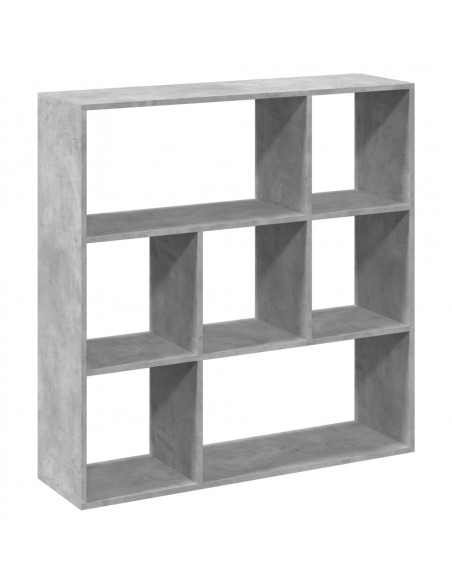 Libreria Divisorio Grigio Cemento 102x29x103,5 cm in Truciolato