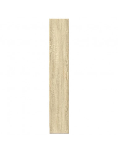 Libreria Rovere Sonoma 60x24x143 cm in Legno Multistrato