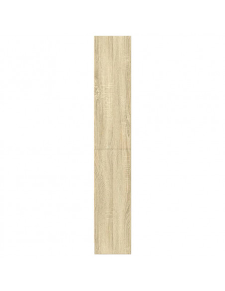 Libreria Rovere Sonoma 60x24x143 cm in Legno Multistrato