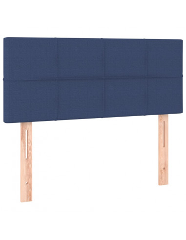 Testiera Blu 90x5x78/88 cm in Tessuto