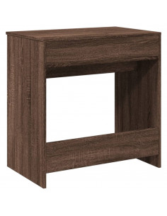 Toeletta con Specchio Rovere Marrone 73x46,5x120 cm 2