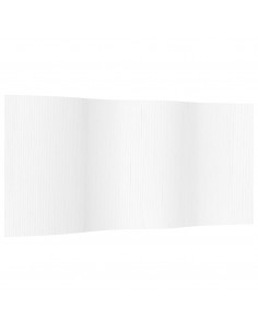 Divisorio Ambienti Bianco 165x400 cm in Bambù 2
