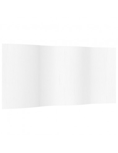 Divisorio Ambienti Bianco 165x400 cm in Bambù