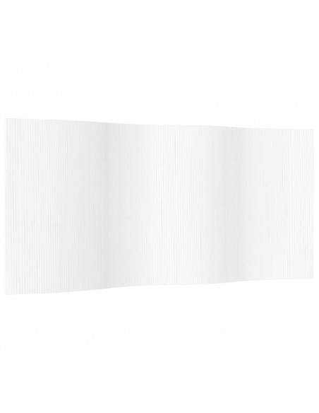 Divisorio Ambienti Bianco 165x400 cm in Bambù