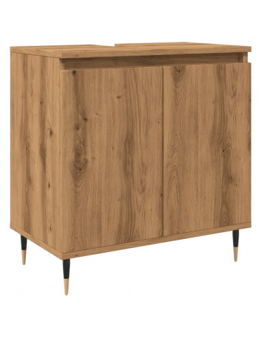 Mobile da Bagno Rovere Artigianale 58x33x60 cm in Truciolato