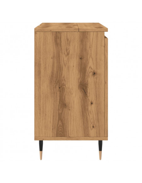 Mobile da Bagno Rovere Artigianale 58x33x60 cm in Truciolato