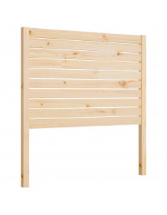 Testiera per Letto 81x4x100 cm in Legno Massello di Pino 2