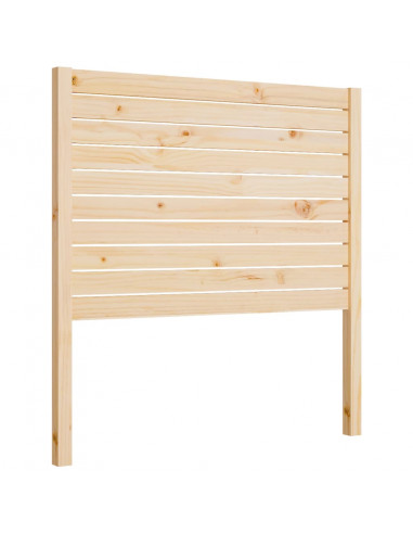 Testiera per Letto 81x4x100 cm in Legno Massello di Pino