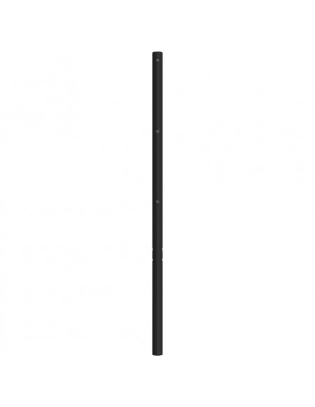 Testiera in Metallo Nero 80 cm