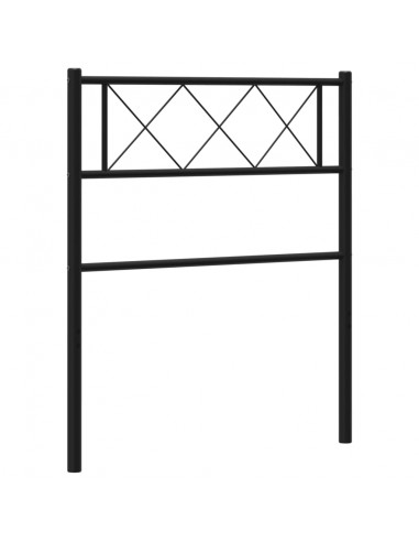 Testiera in Metallo Nero 100 cm