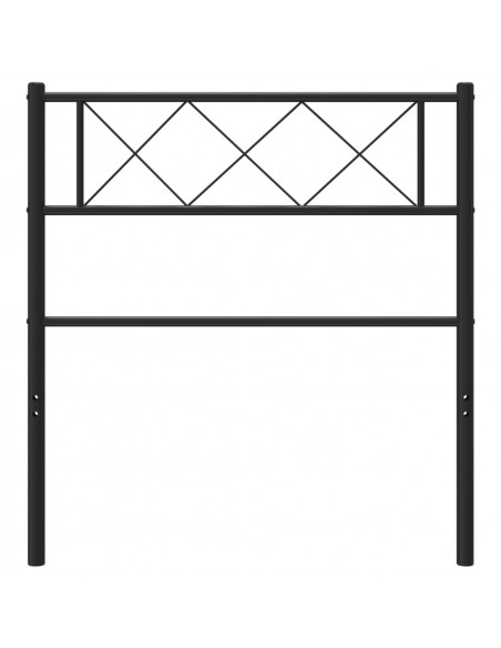 Testiera in Metallo Nero 100 cm
