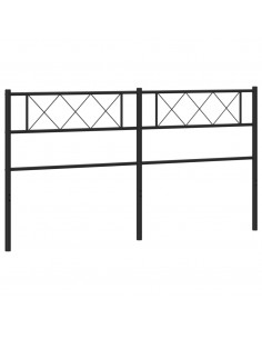 Testiera in Metallo Nero 193 cm 2