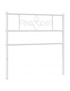 Testiera in Metallo Bianco 90 cm 2