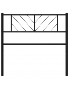 Testiera di Ricambio in Metallo Nero 100 cm 2