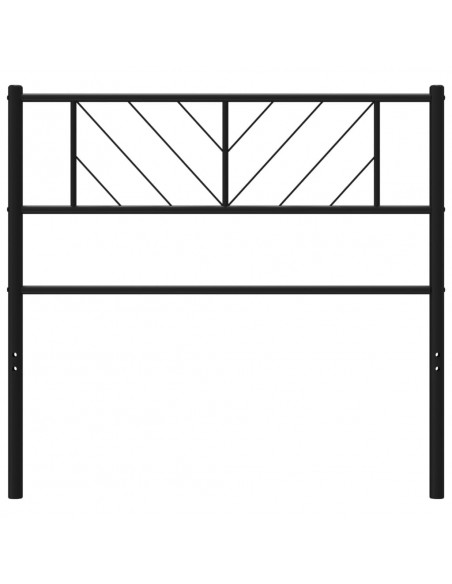 Testiera in Metallo Nero 100 cm