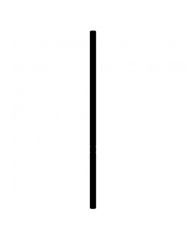 Testiera in Metallo Nero 200 cm