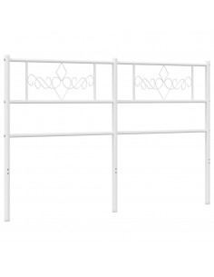 Testiera in Metallo Bianco 120 cm 2