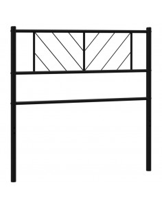 Testiera in Metallo Nero 107 cm 2