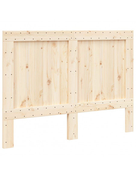 Testiera 140x104 cm in Legno Massello di Pino