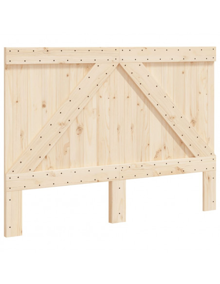 Testiera 140x104 cm in Legno Massello di Pino