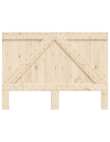 Testiera 140x104 cm in Legno Massello di Pino