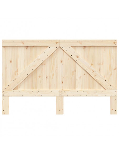 Testiera 160x104 cm in Legno Massello di Pino