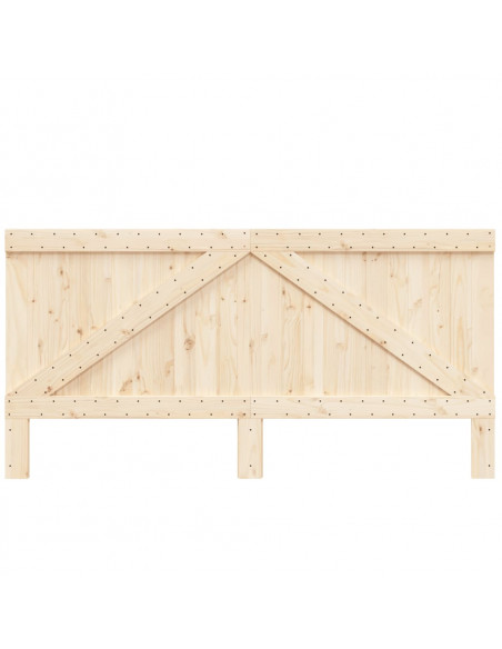 Testiera 200x104 cm in Legno Massello di Pino