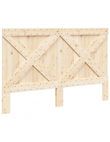 Testiera 160x104 cm in Legno Massello di Pino