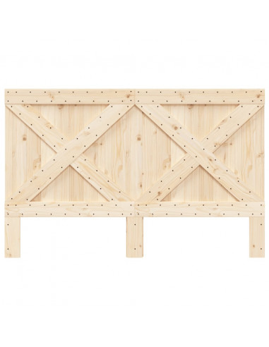 Testiera 160x104 cm in Legno Massello di Pino