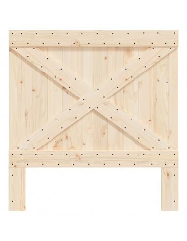 Testiera 100x104 cm in Legno Massello di Pino