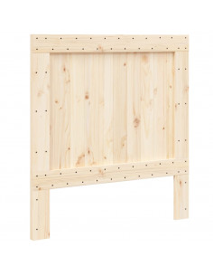 Testiera 100x104 cm in Legno Massello di Pino 2