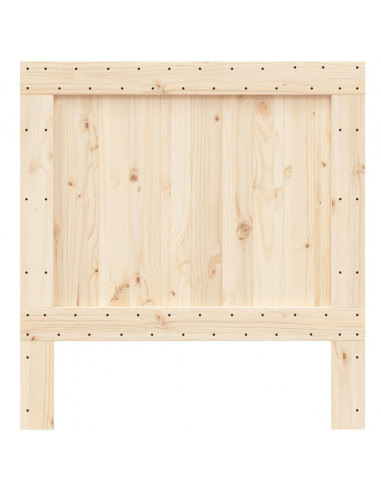 Testiera 100x104 cm in Legno Massello di Pino