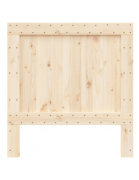 Testiera 100x104 cm in Legno Massello di Pino