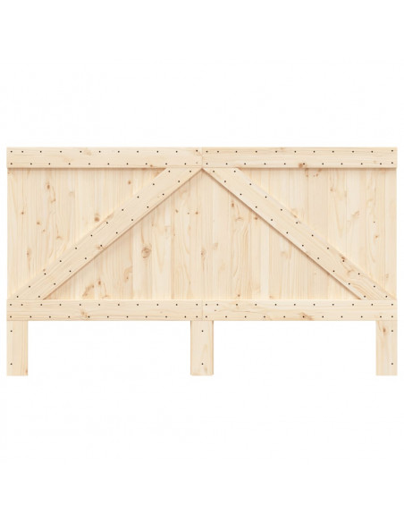 Testiera 180x104 cm in Legno Massello di Pino