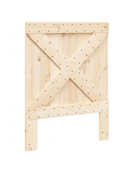 Testiera 80x104 cm in Legno Massello di Pino