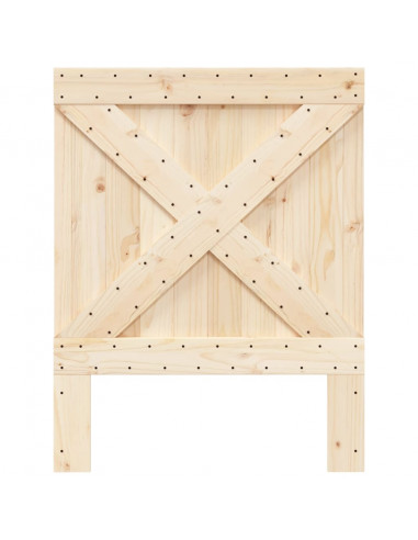 Testiera 80x104 cm in Legno Massello di Pino