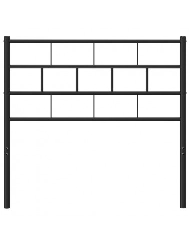 Testiera in Metallo Nero 100 cm