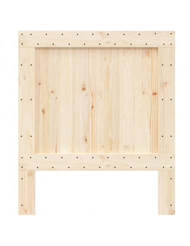 Testiera 80x104 cm in Legno Massello di Pino