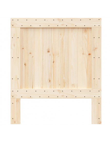 Testiera 80x104 cm in Legno Massello di Pino