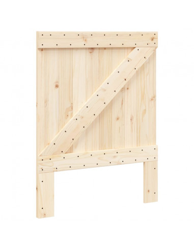 Testiera 80x104 cm in Legno Massello di Pino