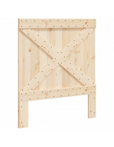 Testiera 90x104 cm in Legno Massello di Pino