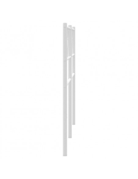Testiera in Metallo Bianco 200 cm