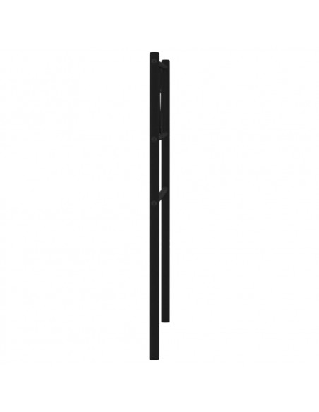 Testiera in Metallo Nero 100 cm