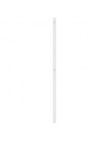 Testiera in Metallo Bianco 75 cm