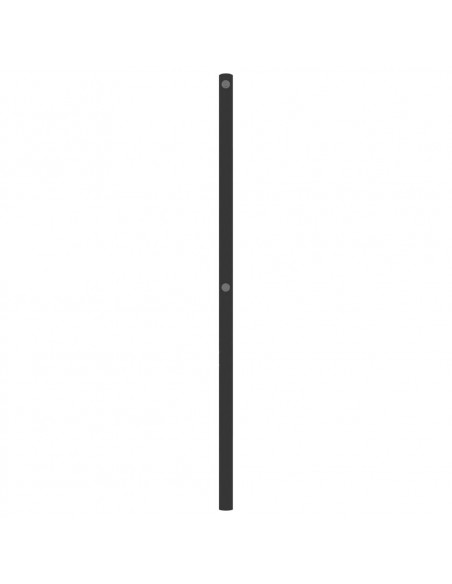 Testiera in Metallo Nero 90 cm